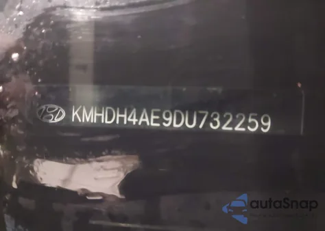 2013 Hyundai Elantra Gls from USA, damaged, VIN KMHDH4AE9DU732259